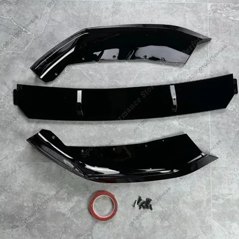 Для BMW 5 G30 G31 LCI M-Sport 520i 530i 540i M550i 2020-2023 передний бампер, спойлер, сплиттер, передняя защита для губ, защитная крышка