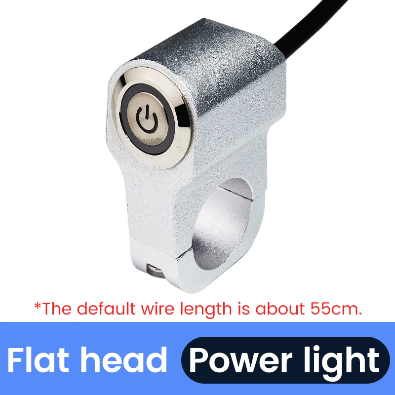 

7/8 "переключатель на руле мотоцикла, водонепроницаемая светодиодная кнопка, 12 В, крепление на руль, переключатель указателя поворота для спорта на квадроцикле