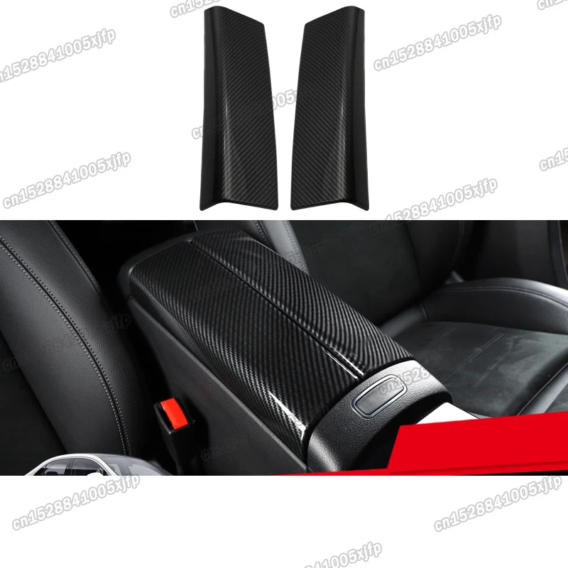 

Защитная крышка подлокотника из углеродного волокна для mercedes benz GLA 2020 2021 2022 200 250 35 45 s аксессуары H247 интерьер