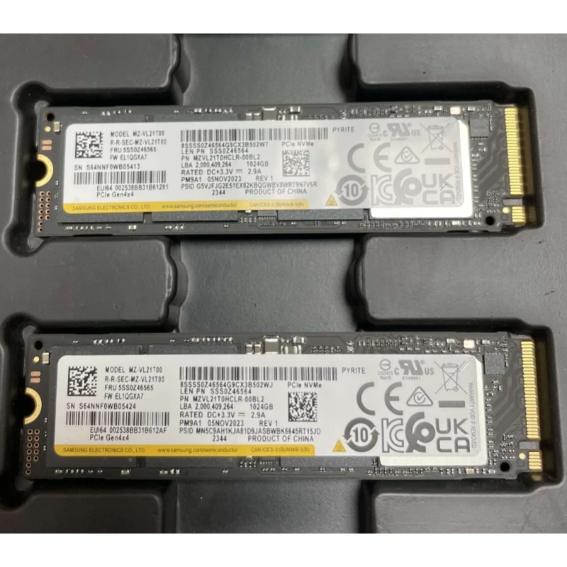 Oem Ssd Samsung Для Dell Hp Lenovo — M.2 2280 Nvme Pcie 4.0 Твердотельный Накопитель 256 Гб 512 1 Тб 2