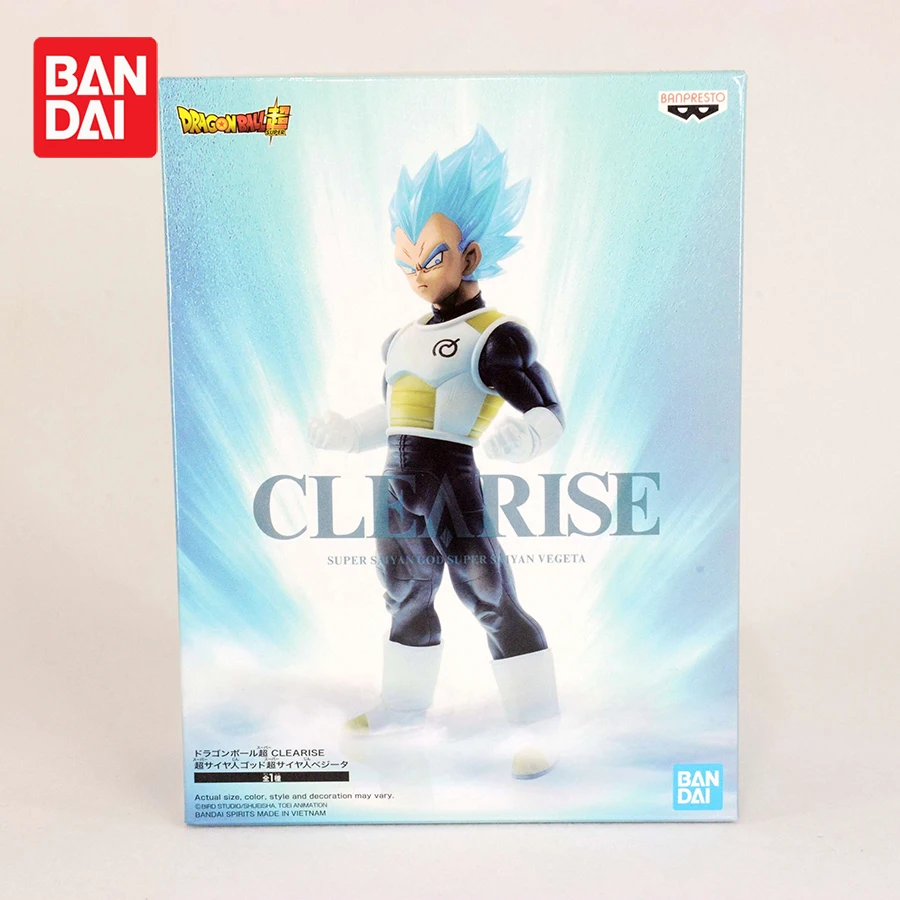 Фото Оригинальный Banpresto Dragon Ball Z Clearise SSGSS Vegeta, экшн-фигурка Juguetes, Коллекционная модель, игрушки, фигурки аниме Brinquedos №1