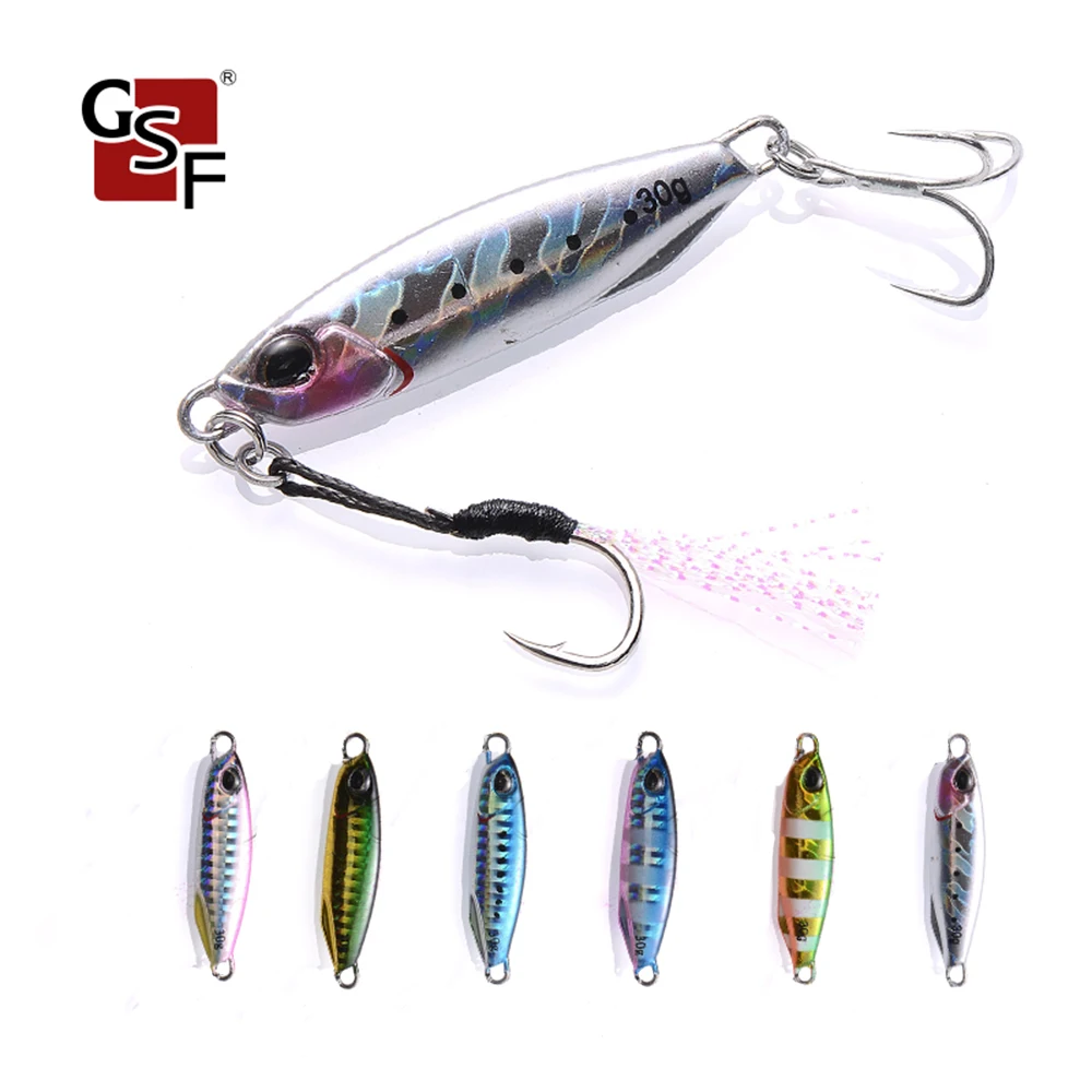 

GSF Fishing Lure Metal Jig Swimbait lure Saltwater Fishing Lure Metal Jigs Long Cast Jigging Major Color Lures Jigging Lure