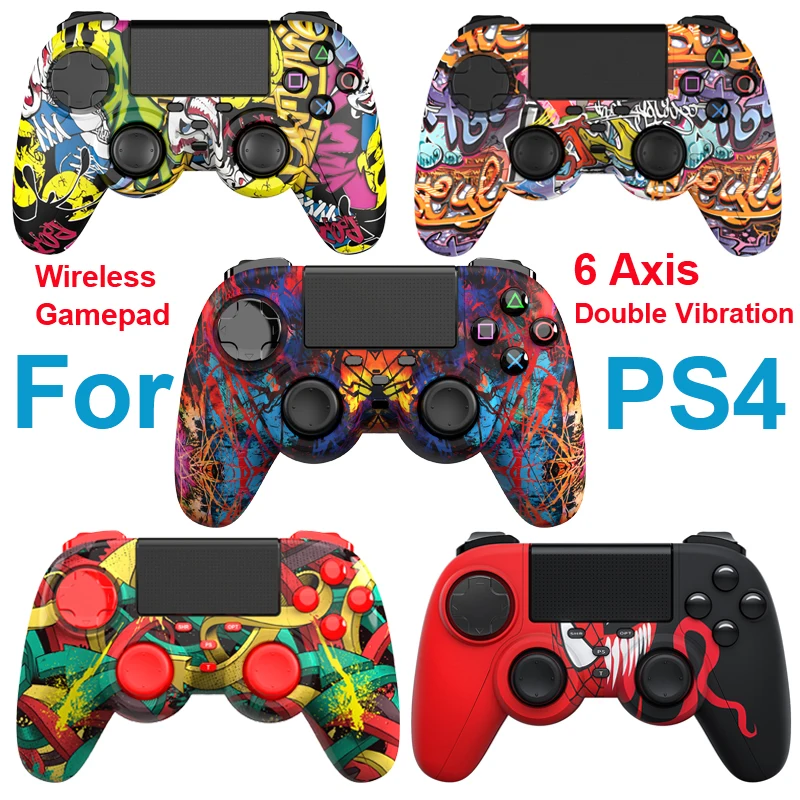 Wireless Controller For PS4 Bluetooth Controller Fit For PS4/Slim/Pro Gamepad For PS4 Joystick 6-Axis For PS3/PC/Windows7/8/9