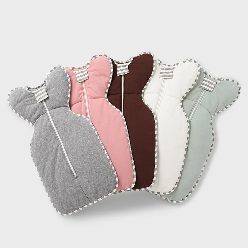 

Winter Cotton Padded Baby Sleeping Bag Newborn Infant Baby Girl Boy Swaddling Quilt Anti-Startle Swaddle Anti-Kicking Blanket