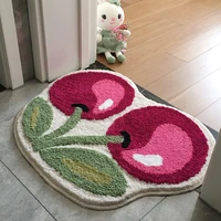 japanese style floor mats bathroom absorbent carpet home bedroom door foot mat bathroom cute cherry toilet mat