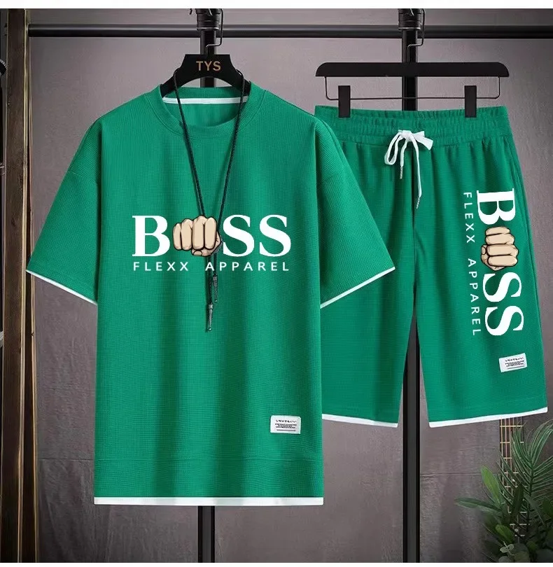 BSS FLEXX APPAREL Мужской комплект из двух предметов льняная ткань повседневная
