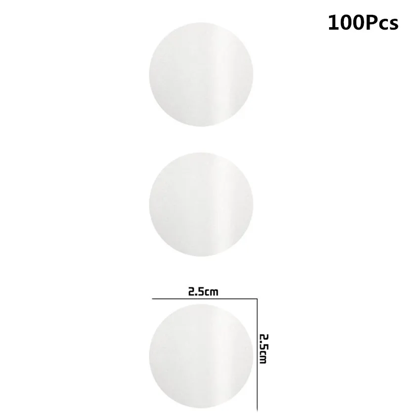 Круглые прозрачные наклейки для скрапбукинга 100/300/500 шт