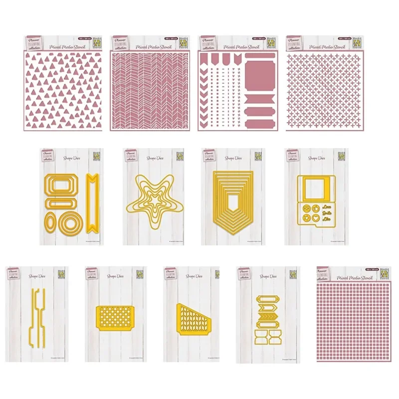 Штампы в форме Полароида архивов звезд планировщика языков баннеров знаков