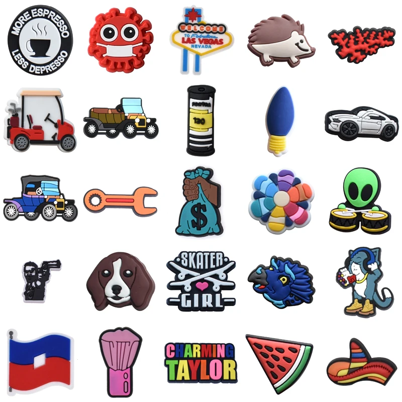 

Kids Girl Packs Gifts Para Pins Men Decorations for Crocs Shoe Charms Set Jeans Shoes Accessories Women Charm Wholesale Bulk Boy