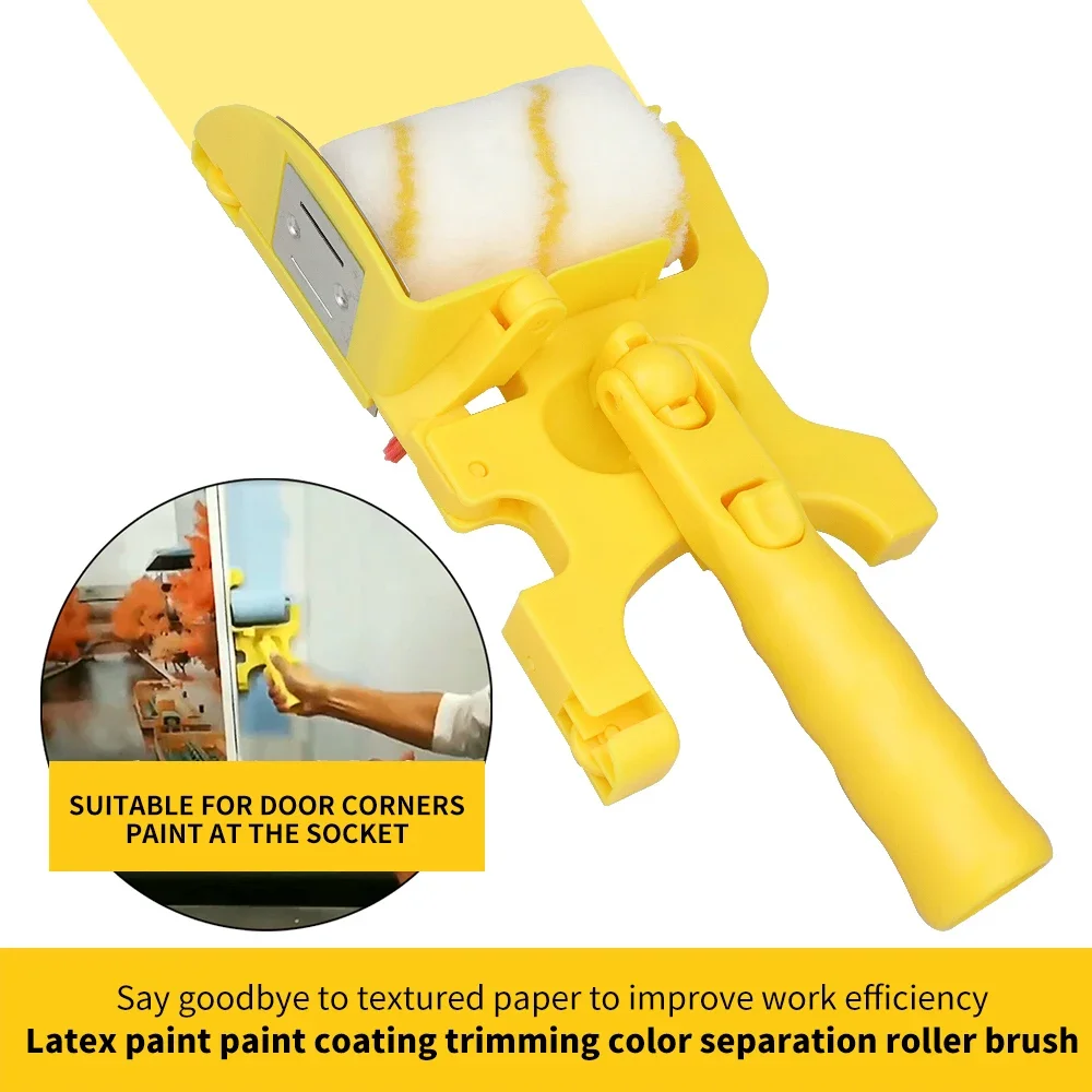 Чистый ролик для покраски кисть ручной с роликом и щеткой окон дома комнаты стен