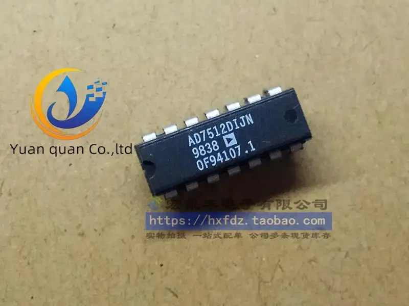 

10pcs original new AD7512DIKN AD7512DIJN DIP-14