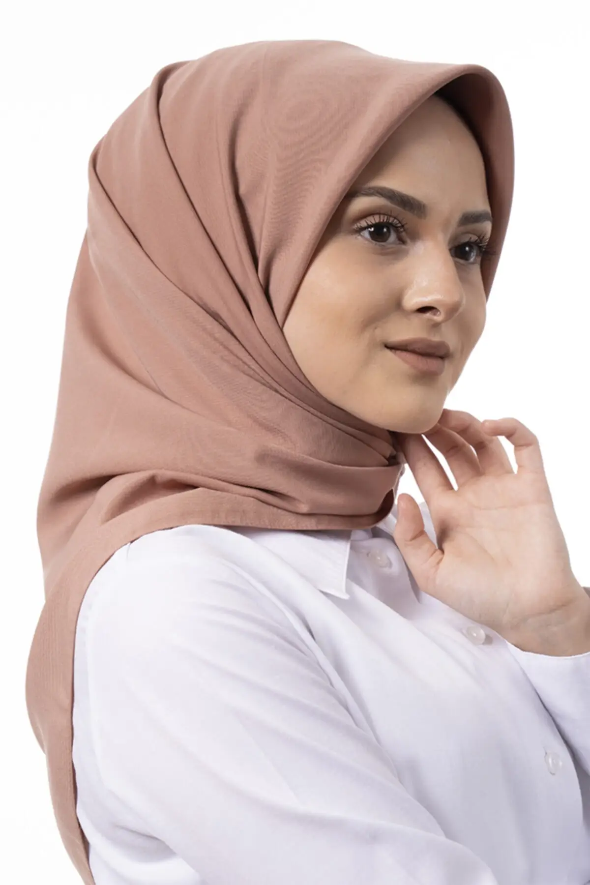 

Women Peach Scarf Medina Ipeg Women 2021 Fashion Hijab
