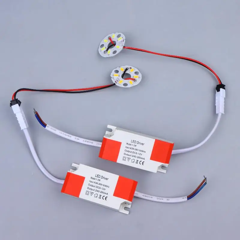 Фото Светодиодная лампа высокой яркости 5730SMD, круглая, 3-36 Вт, с драйвером питания №3