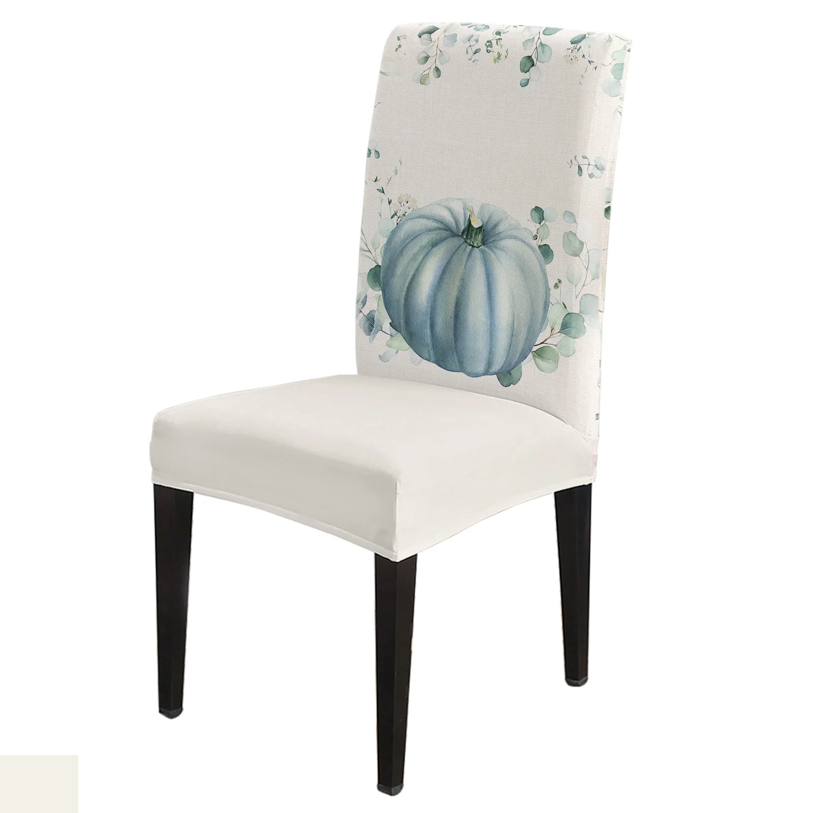 

Эвкалипт на День Благодарения, синяя тыква, 4/6/8 шт., эластичное кресло из спандекса, раньше для свадьбы, отеля, банкета, столовой