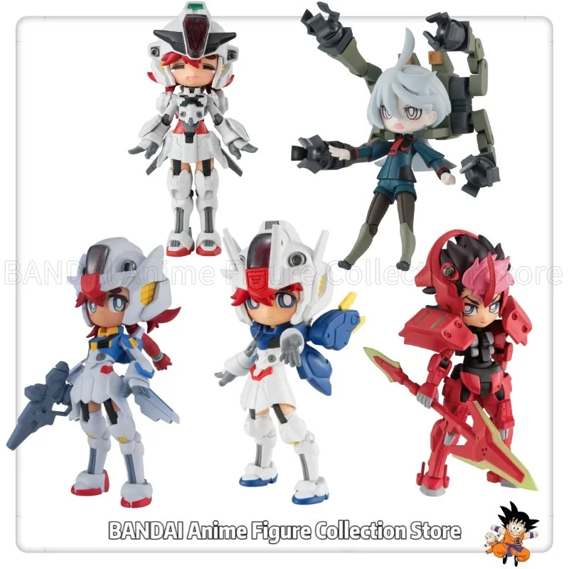 Фото В наличии оригинальные фигурки Bandai Candy MOBILE SUIT GUNDAM The Witch From Mercury: Гуэль Джетурк/Эрихтсамайя/Сулетта Меркьюри/Миорин Рембран. №1