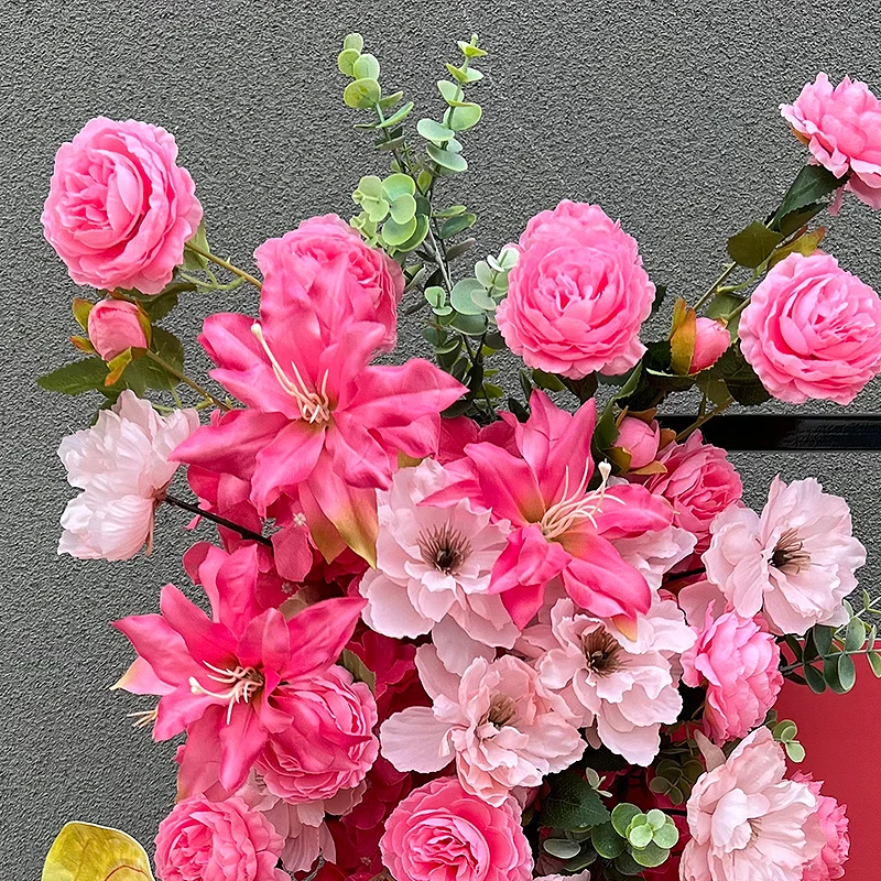 Роза искусственный цветок искусственная задняя подвеска задний фон ведущий