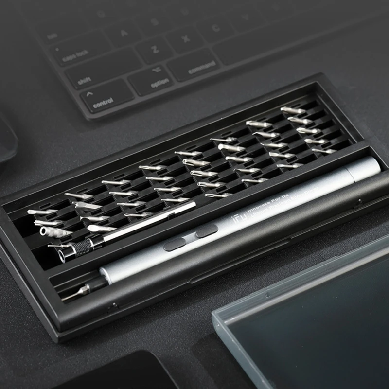 

Electric Screwdriver Set Precisions USB Fast Charging Professional Screw Driver with LED Work Light Repair Power Tool