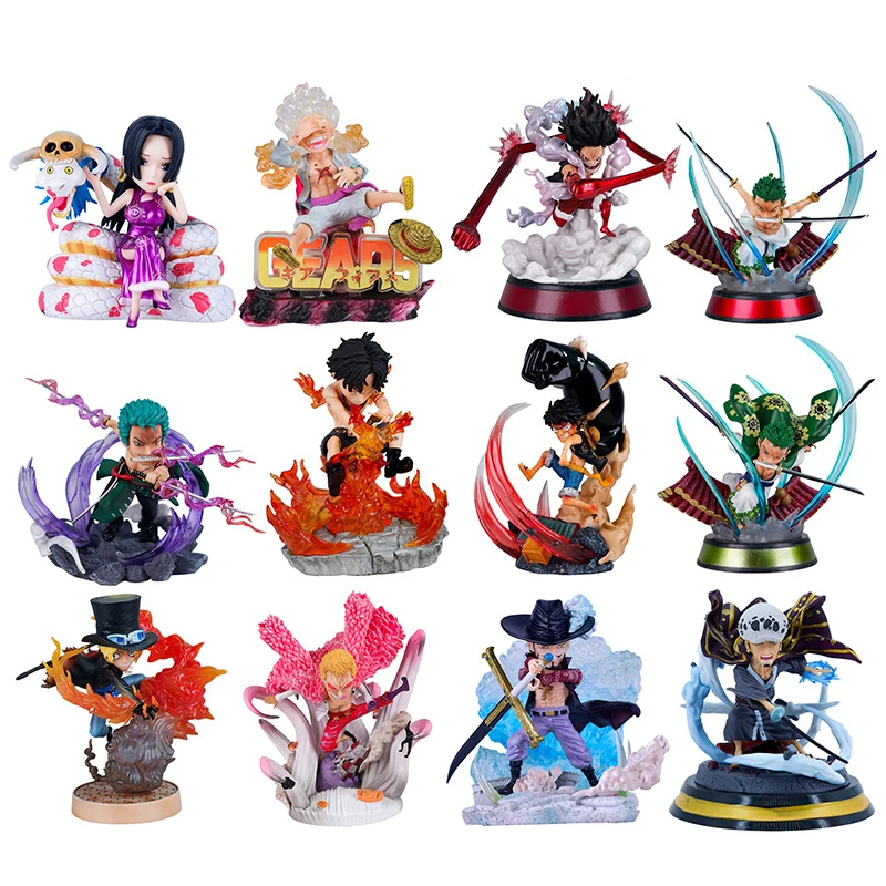 

Фигурки героев Аниме One Piece, игрушки Ника, Луффи ророноа, Зоро, сабо, Эйс, боа, Ханкок, статуэтка, подарок