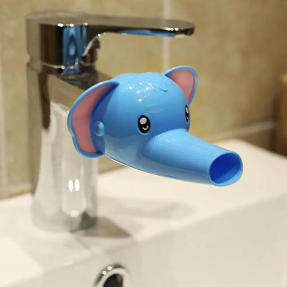 

Cute Cartoon Faucet Extender for Kids Hand Washing in Bathroom Sink Animals Accessories Kitchen Convenient Baby Washing Helper