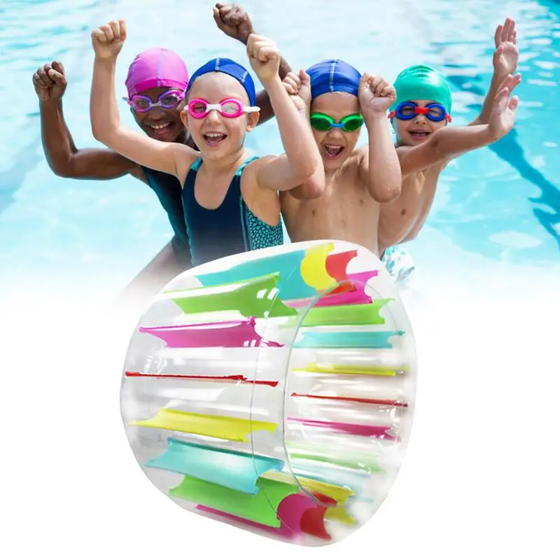

Inflatable Roller Swimming Pool Stay At Home Inflatable Water Wheel Roller Float Multifunctional Water Wheel Toy For Children