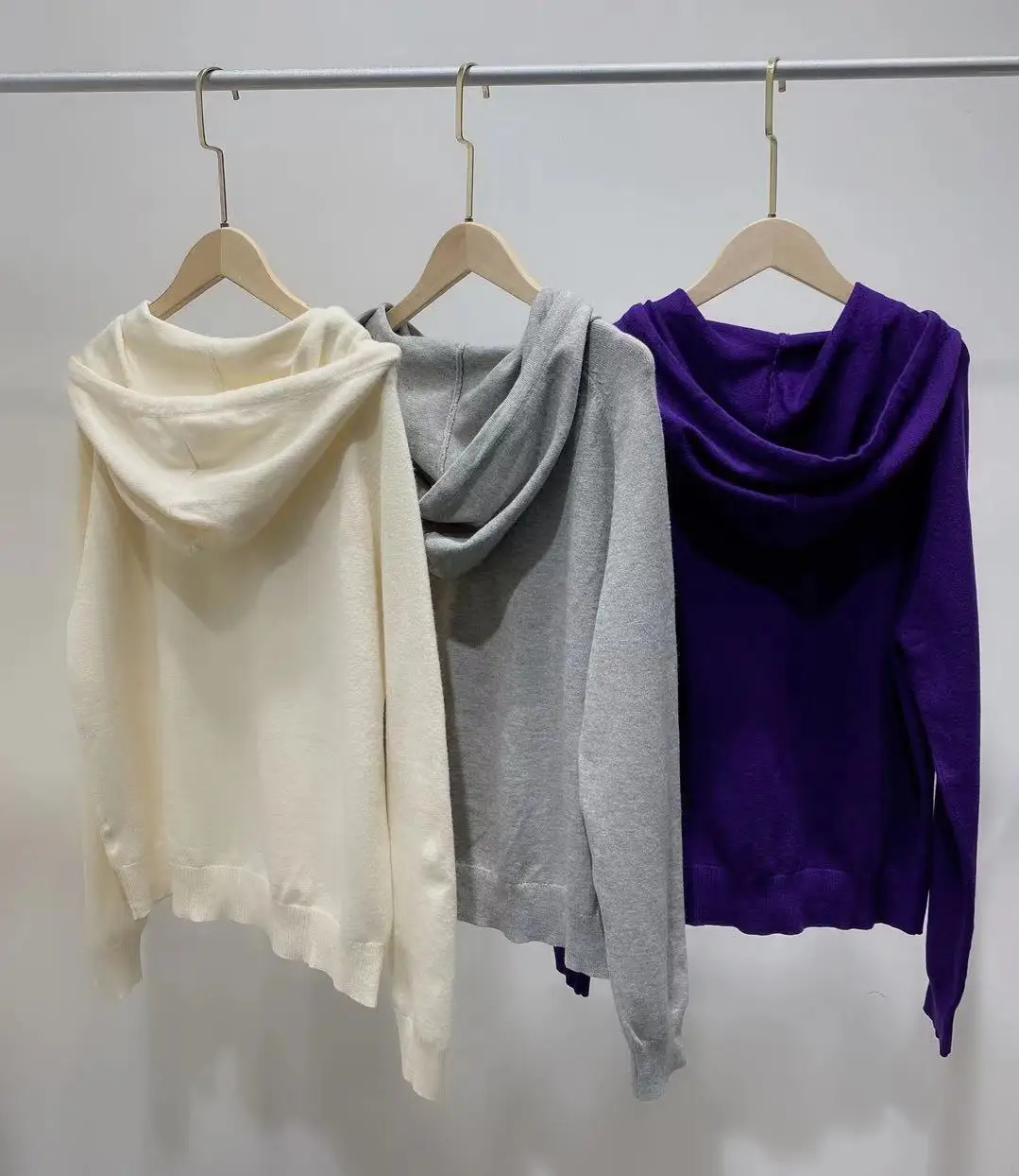 

Women Casual Zipper Cardigan Hooded Sweatshirt + Full Length Pants