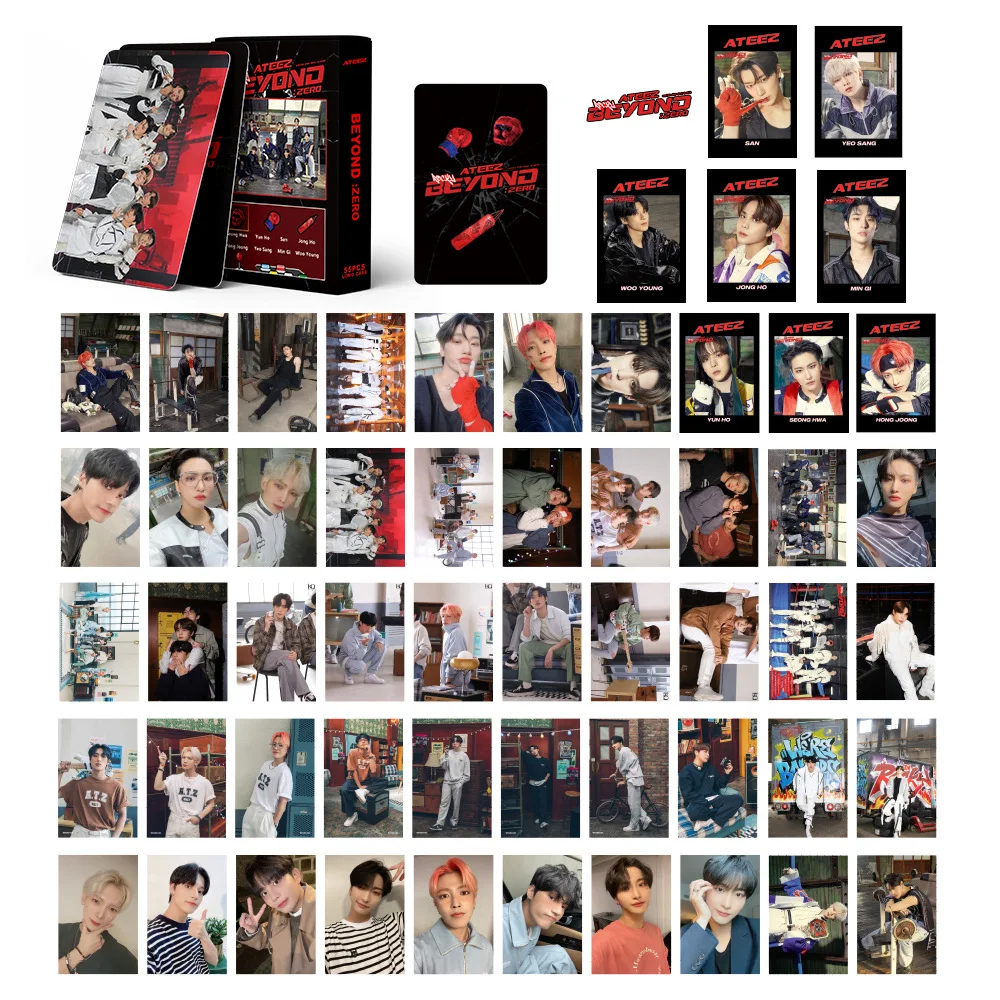 Kpop ATEEZ BEYOND : ZERO ROCKY Lomo Cards новая Фотокарта фото печать открыток Набор