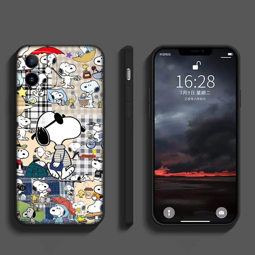 FL144 S-Snoopys NEW Phone Case for Samsung Galaxy A55 A53 A52 A51 A21S A21 A22 A24 A25 A13 A12 A11 M15 M55 A05 A05S A31 A35