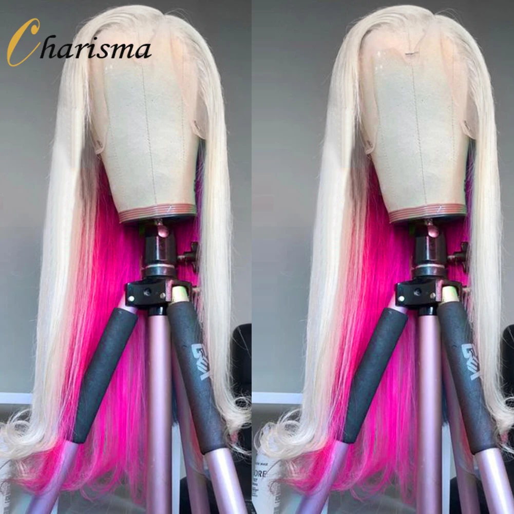 Парик женский длинный прямой из синтетических волос с естественной линией |