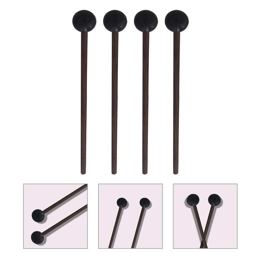 

2 Pairs Tongue Drum Mallets Marimba Drum Sticks Stage Performance Percussion Drumsticks