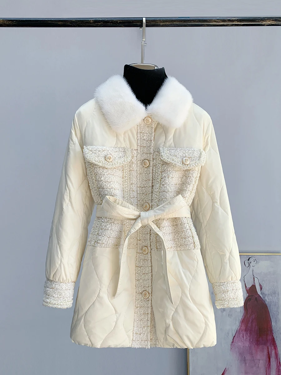 Меховой воротник из норки