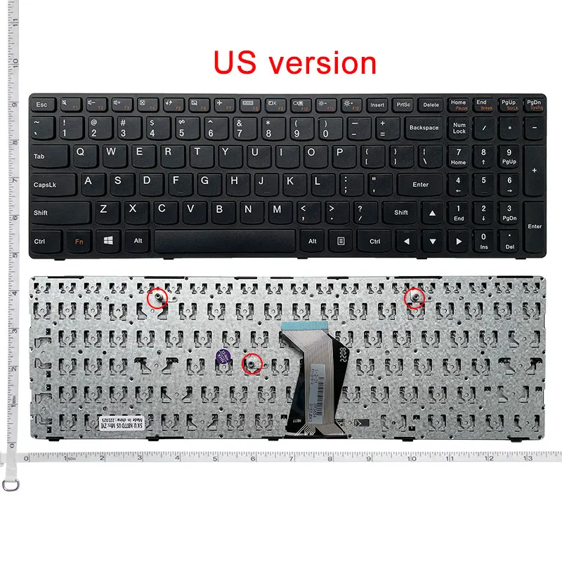Новая черная клавиатура для ноутбука Lenovo G500, G510, G505, G700, G710, Великобритания (art.: 799e90e28) - 799e90e28