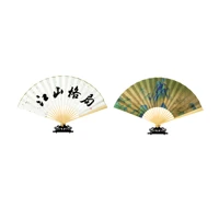thousand li landscape pattern fan folding fan mens chinese style ancient style han chinese clothing summer gift for women