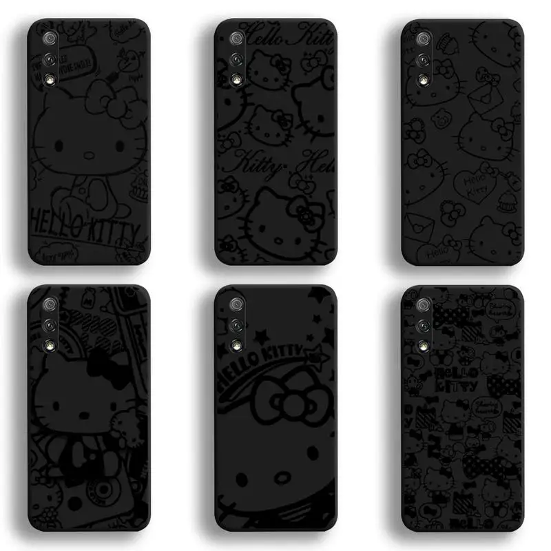 

Cute Hello Kitty Phone Case For Huawei Honor 30 20 10 9 8 8x 8c v30 Lite view 7A pro
