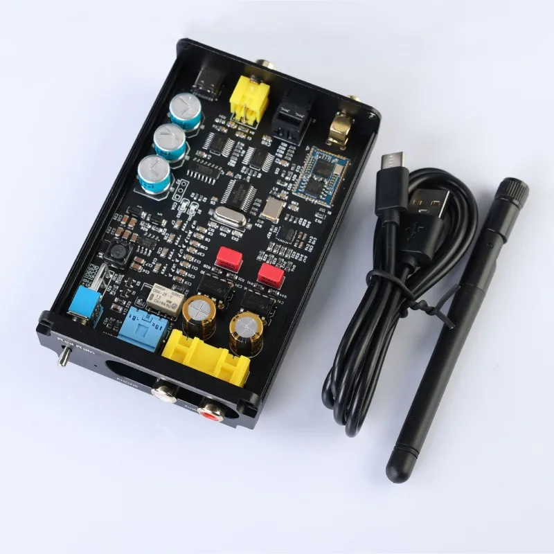 Приемник TZTRod Rain Audio Bluetooth 5 1 DAC для наушников Amp 9018-2 серебристый/черный (OPA1612 Op Amp) |