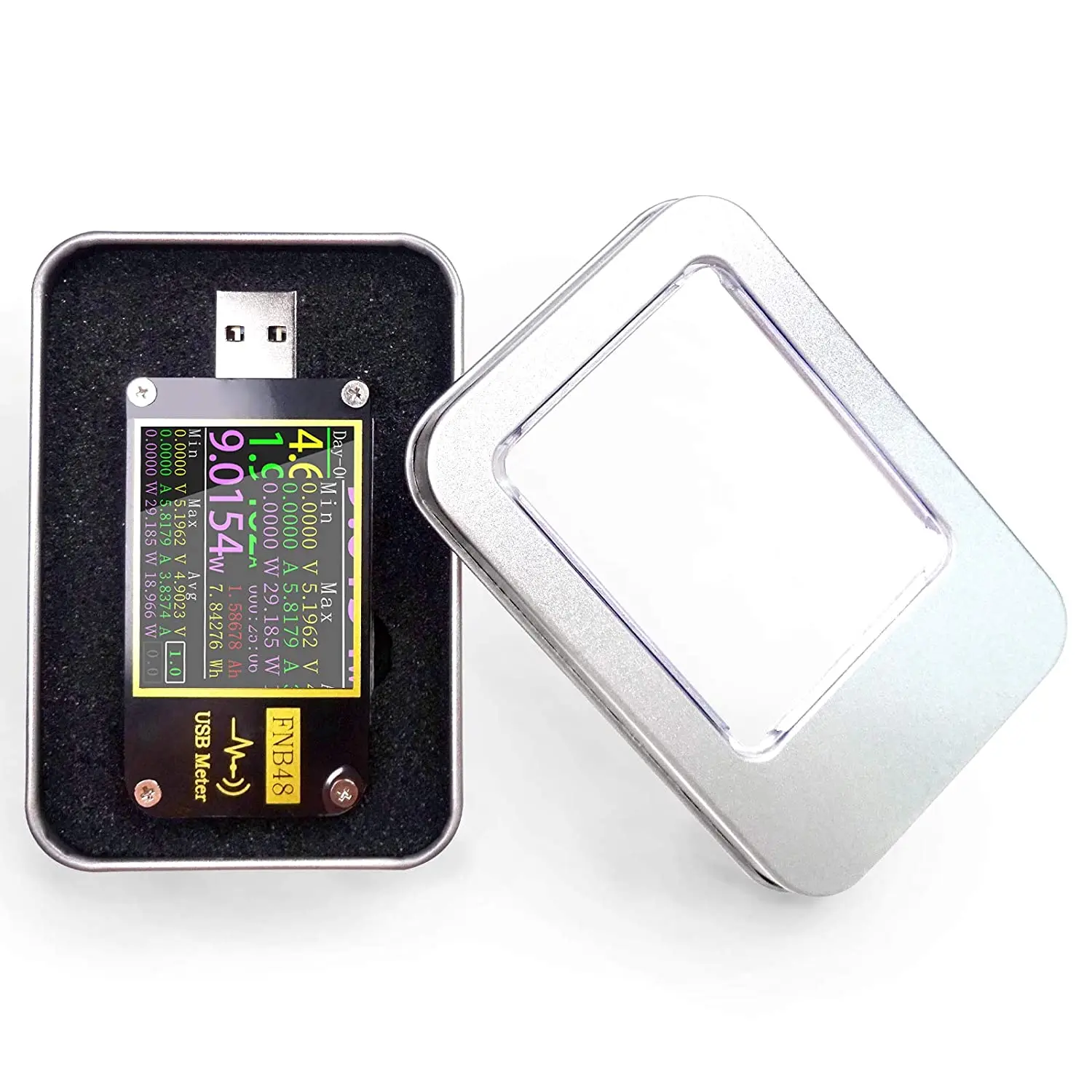 FNB48 PD триггер Вольтметр Амперметр ток и вольтметр USB тестер QC4 + PD3.0 2 0 PPS протокол