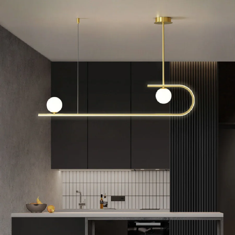 

LED Pendant Lights Minimalist Living Room Dining Room Chandelier Bedroom Kitchen Dining Table Cafe Shop Hanging Lighting Lamp