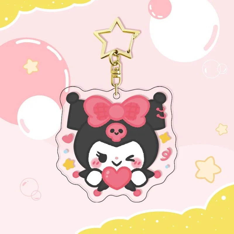 Melody Kuromi Chococat Cinnamoroll акриловый брелок ювелирные изделия брелок ювелирные изделия культурные друзья подарочная сумка подвески сувенир (art.: 3920d3bee0d33) - 3920d3bee0d33