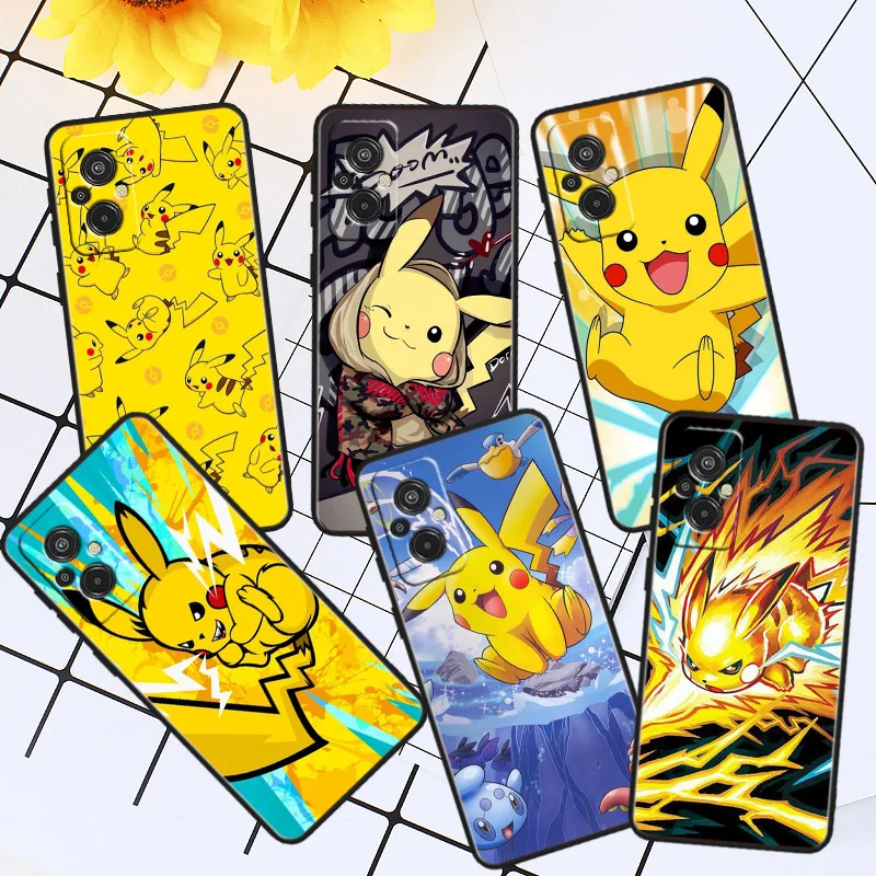 

Pokemon Anime Pikachu Phone Case For Xiaomi Redmi A1 12C 11A 11 10C 10 9T 9AT 9A 10A 9C 9 8A 8A 7A 7 Plus Black Cover