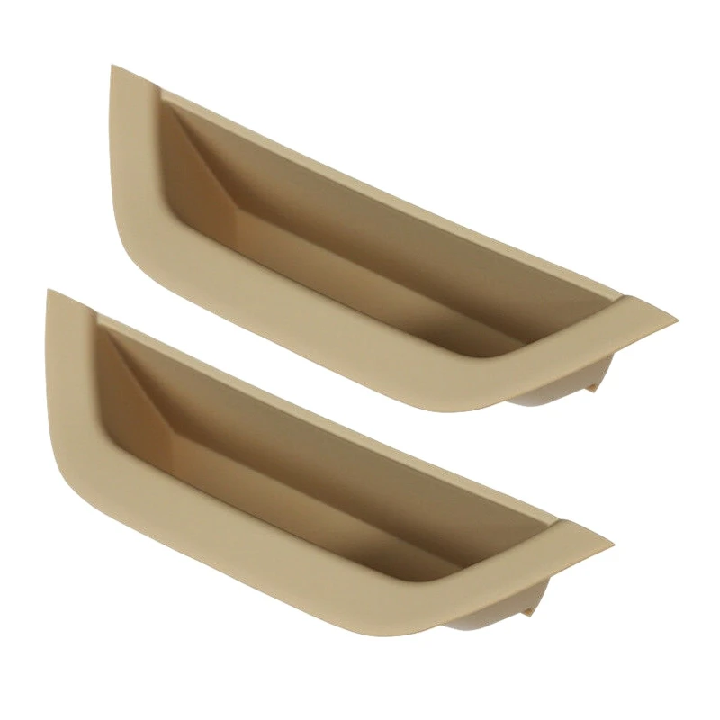 

2X Car Auto Interior Inner Door Handle Pull Trim Compatible For-Bmw F25 F26 X3 X4 2011-2017, Front Left Side,Cream Color