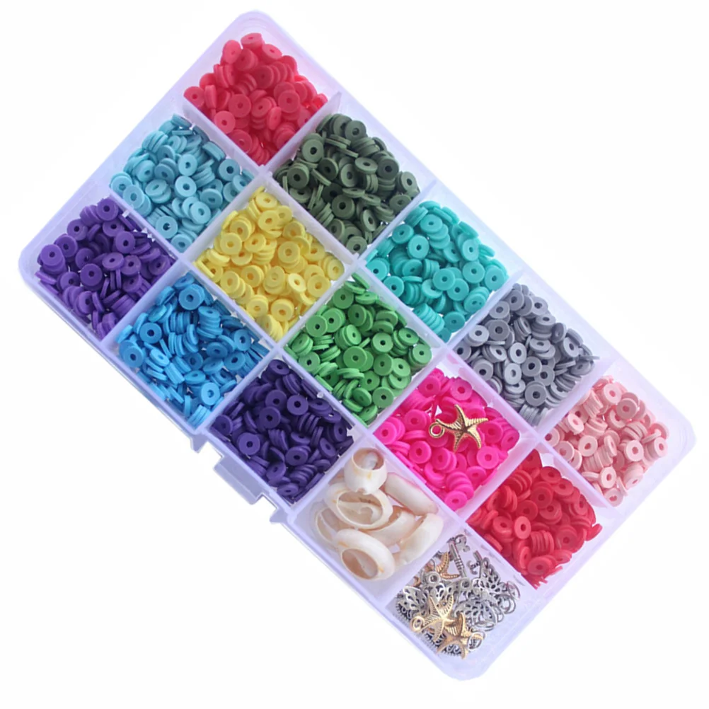 

1 Box of Stackable Clay Bracelet DIY Bracelet Material Wrist Decor