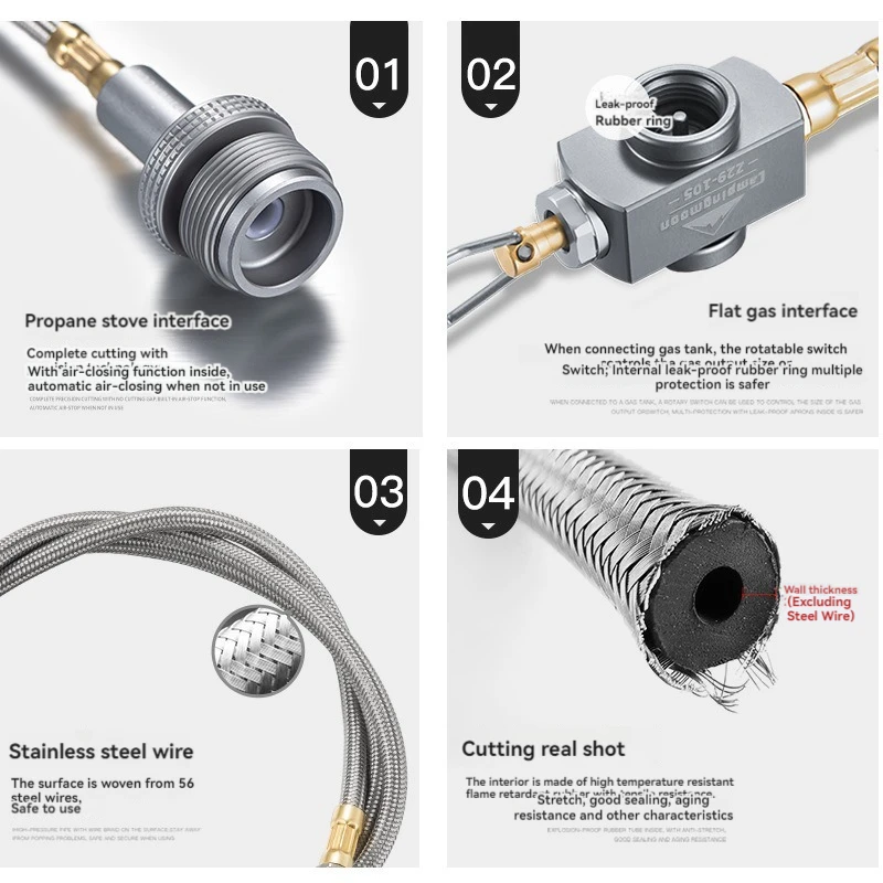 Пистолет-распылитель CAMPINGMOON с пропаном в гору американская наружная горелка