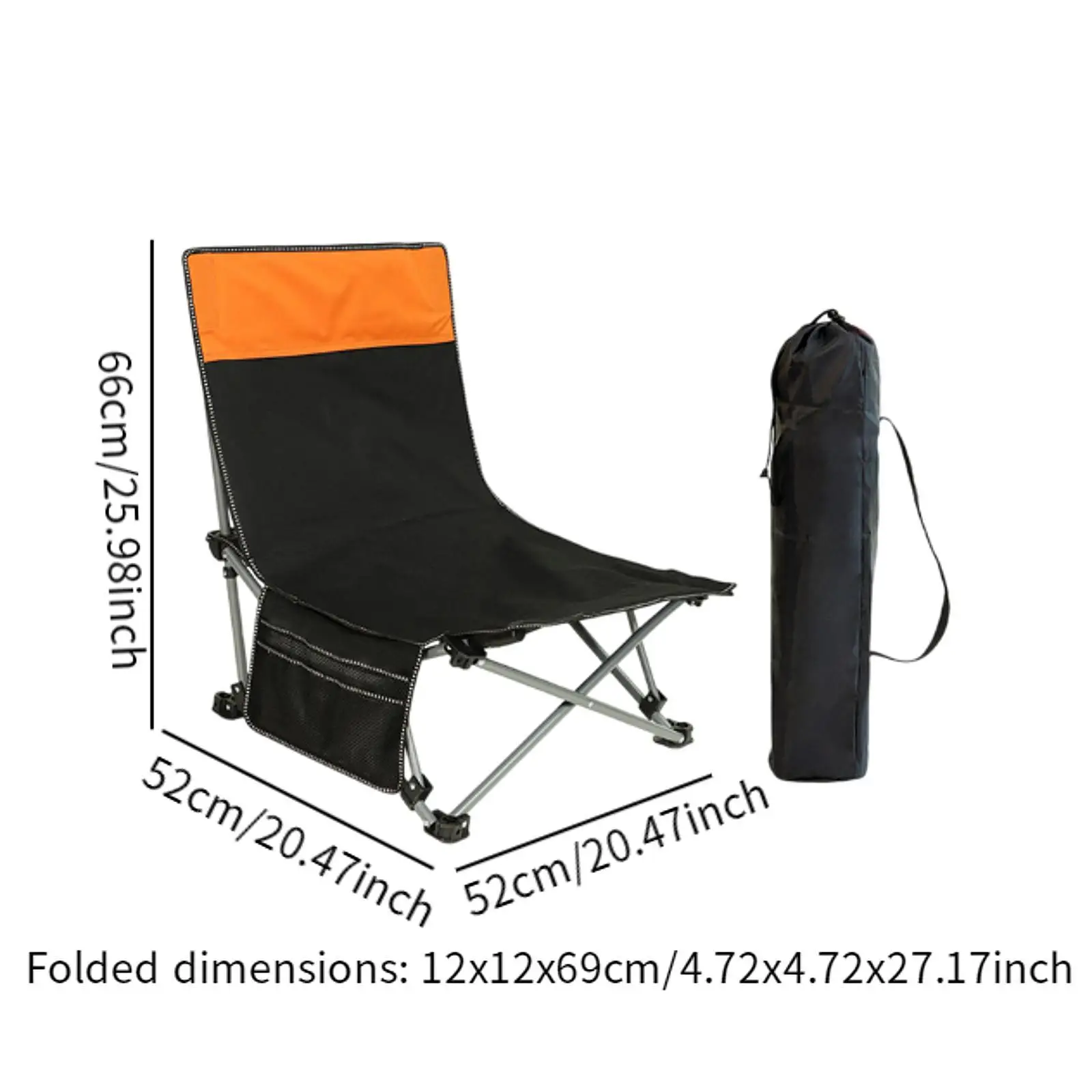 Складной стул Легкий для кемпинга офиса обеденного перерыва спорта пикника