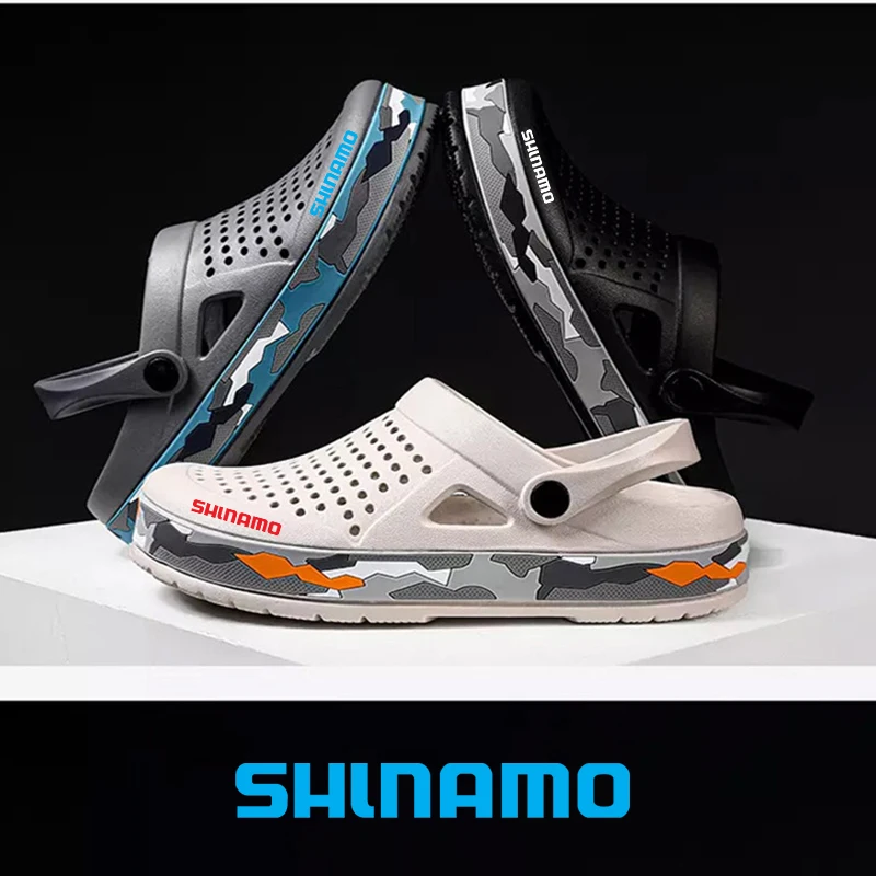 2023 Fishing Sandals Summer Hole Water Shoes for Men Women Indoor Shoes Beach Non-Slip Flat Slippers Outdoor Autumn Fishing Shoe