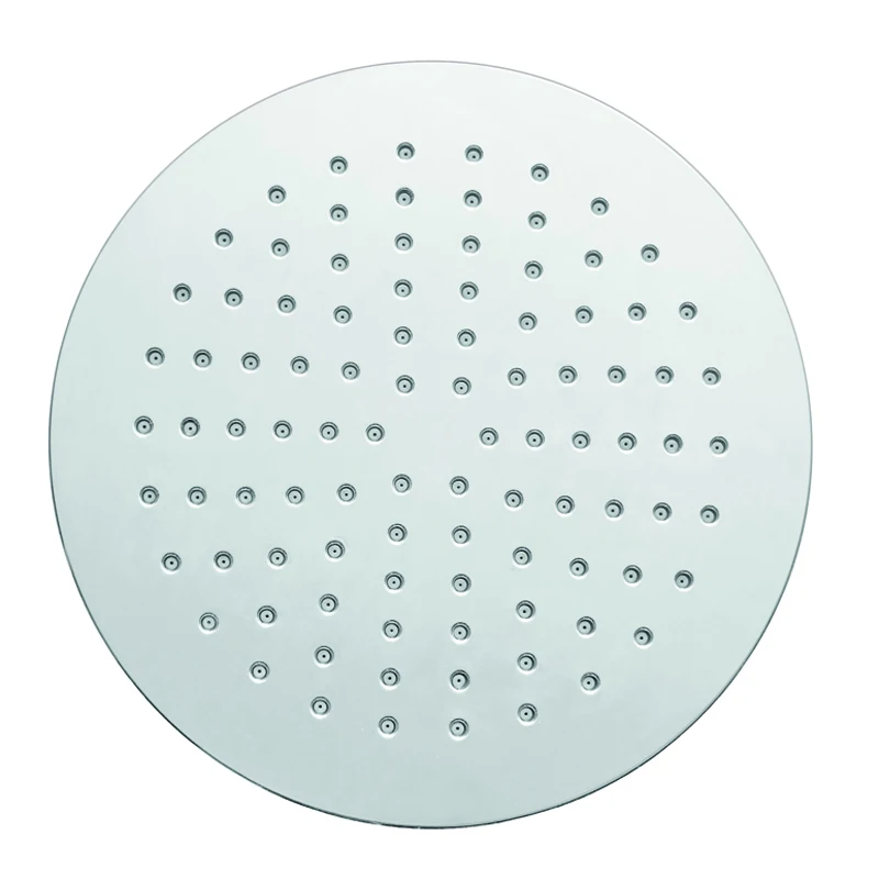 

Rain Shower Head High Pressure Circle Rainfall Fixed Showerheads Ultra Thin Water Saving with Ball Joint Bathroom Accessories
