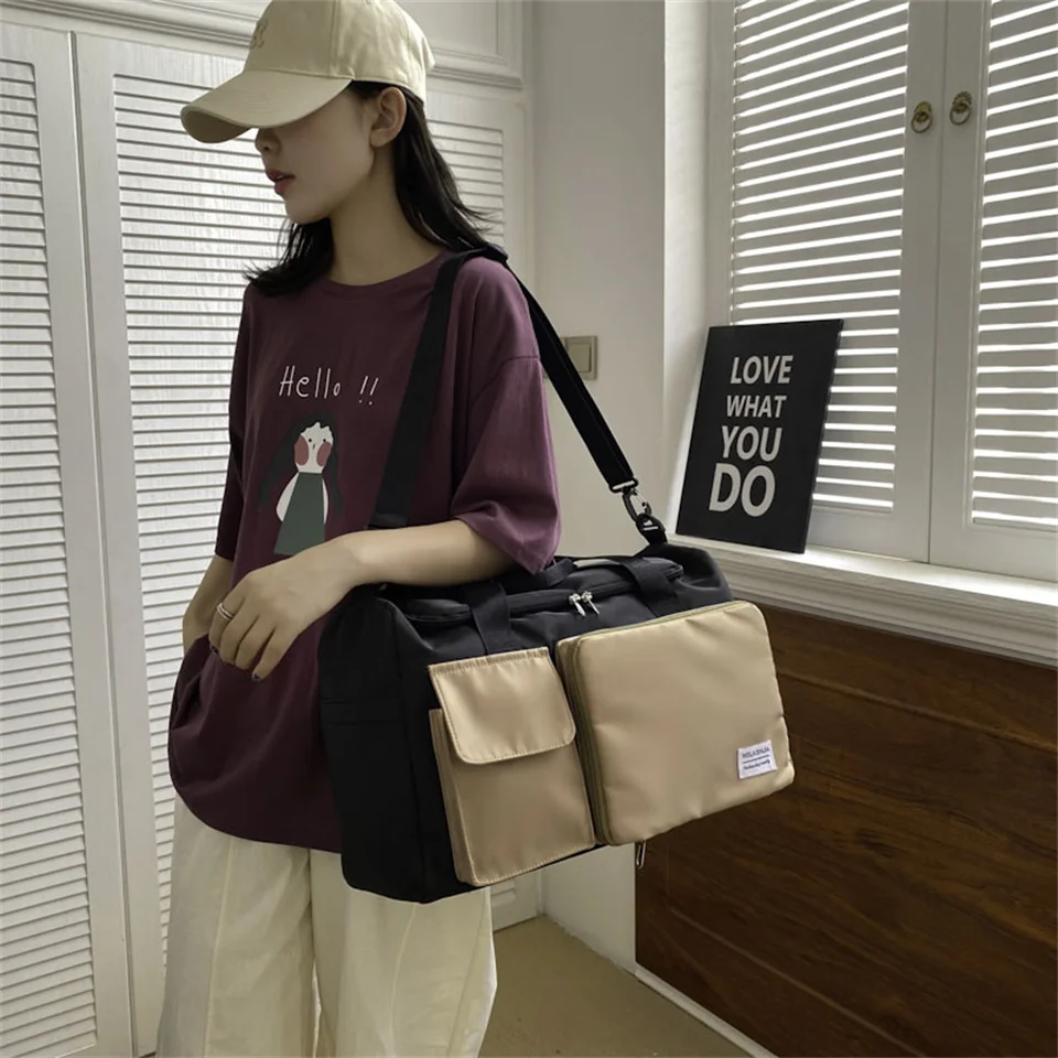 Fashion Women Nylon Crossbody Bag Shoulder Bags Waterproof Handbags Tote Shopper Travel Messenger Bag Purse