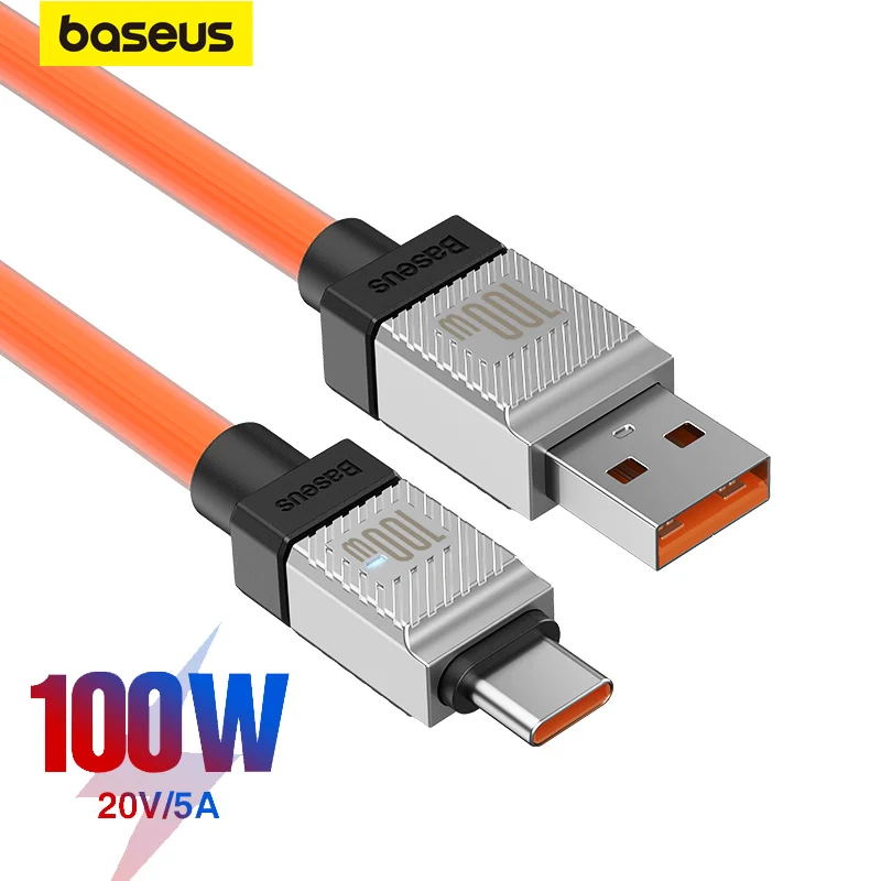 

Baseus 100W USB Type C Cable For Honor Magic Nova Mobile Phone Fast Charging 66W 40W 22.5W 18W For Huawei Xiaomi Samsung Chagrer