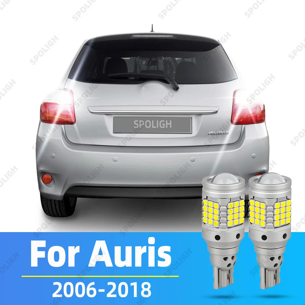 Фото 2 шт. светодиодный фонарь заднего хода для Toyota Auris E15 E150 E18 E180 аксессуары 2006-2018 2008 2009 2010 2011 2012 2013 2014 2015 2016 №1