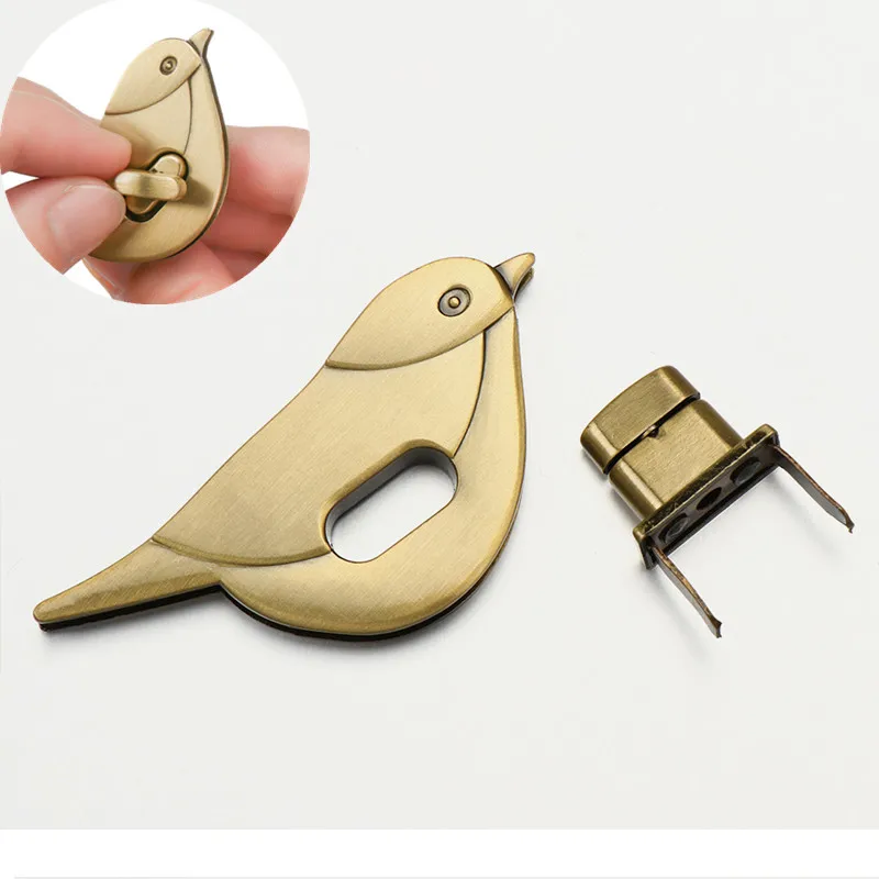 

Metal Bag Turn Lock for DIY Decor Bird Clasp Locks Handbag Shoulder Bags Hardware Decoration Accessories