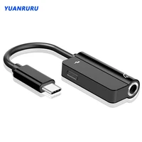 usb c type c to type c and 3 5mm aux adapter usb c audio cable original for huawei xiaomi type c earphone connetor plug