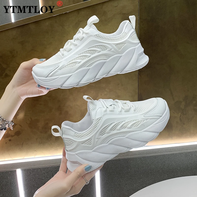 

Кроссовки женские на платформе, увеличивающие рост, Повседневная трендовая обувь